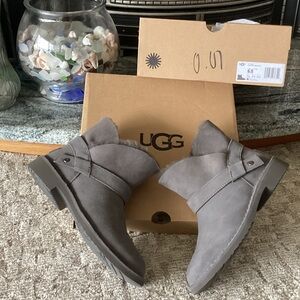 UGG ZARIYAH CHARCOAL ANKLE BOOTS